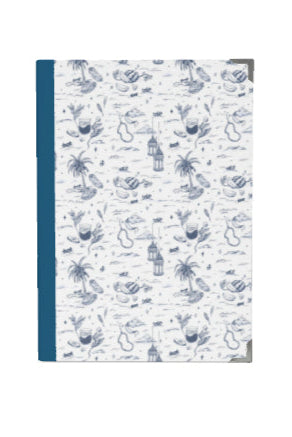 toile print paper journal